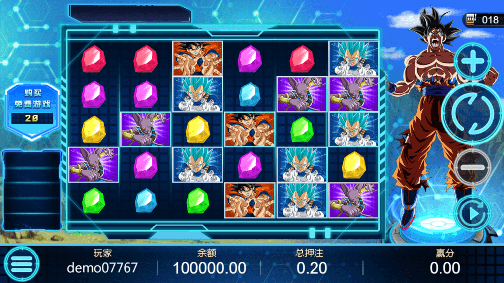 TU娛樂城:體驗GR電子七龍珠老虎機遊戲,開啟熱血冒險之旅 1 GR電子-七龍珠遊戲畫面